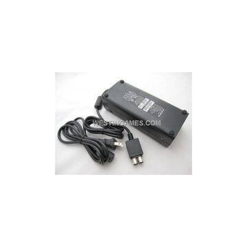 Designer\'s Black Power Brick Supply Ac Adapter 135W for Microsoft XBOX 360 Slim (US Plug)