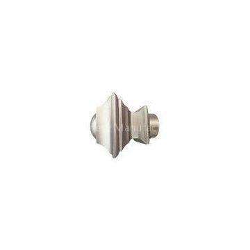 Custom Aluminum Metal Curtain Rod Finials for Home Window , 19mm / 25mm