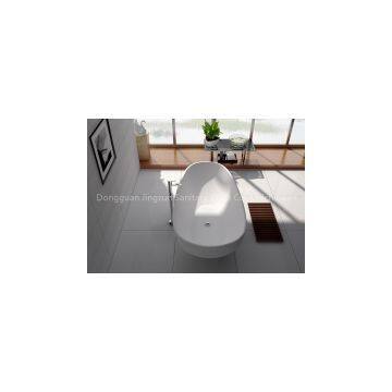 Oval Artificial Stone Bathtub photo-2