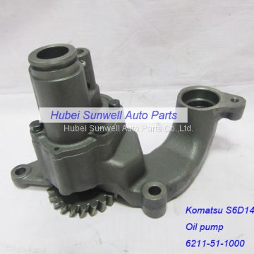 Komatsu S6D140 engine oil pump 6211-32-2130