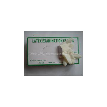 medical disposable latex examination glove