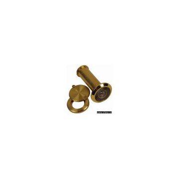 brass door viewers with extra heavy brass cover