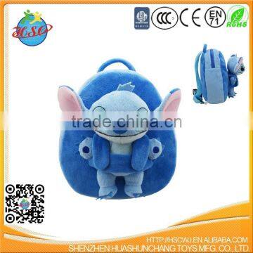 Lilo&stitch plush bag backpack school bag for students