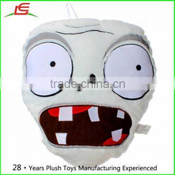 Trick Plush Car Sofa Bed Cushion Plants vs Zombie LED Light Pillow