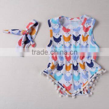 baby clothing wholesale cute bird print import baby romper newborn baby romper