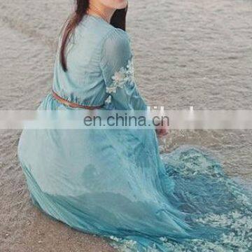 New Trendy Casual Muslim Long Dress photo-4