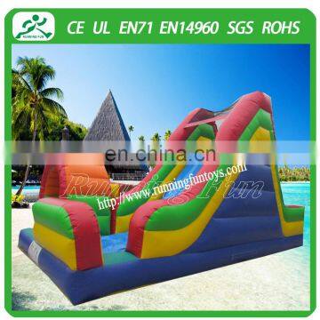 Colorful Inflatable Slide for Amusement Park, Inflatable Fun City With Bouncer/slide photo-4