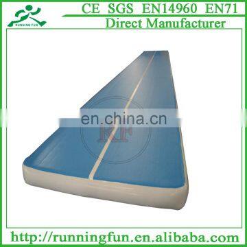 High quality inflatable air tumble track/ inflatable gymnastic mats/ air mattress gymnastics