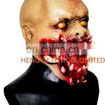 Alien Peeling Scary Clown Face Horror Monster Adult Latex Halloween Mask photo-3