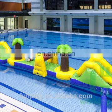 HI cheap inflatable floating obstacle course, amazing pool water park