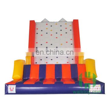 HI Hight quality hot sale inflatable climbing wall,sport inflatable toy