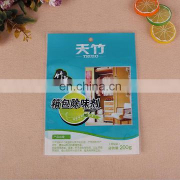 Factory custom opp deodorant packaging bag with hanging hole