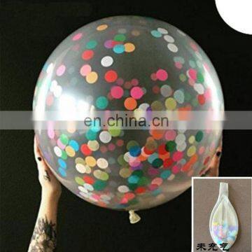 confetti balloon 12 inch 36 inch clear transparent wedding party confetti balloon