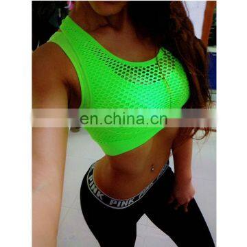 Custom Wholesale Elastic Ladies Sports Bra Fitness Athletic Bra