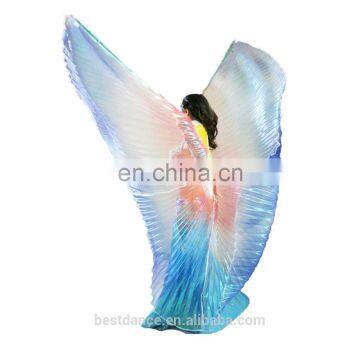 Bestdance children belly dance color isis wings high quality belly dance isis wings for girls OEM