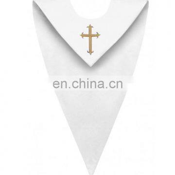 Single color embroidery V -Stoles