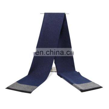 top quality sheep wool blend material plain color men scarf