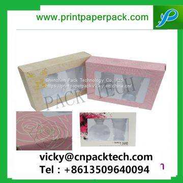 Custom Rigid Cardboard PVC Window Cosmetic Perfume Packaging Paper Boxes Baby Care Product Packaging Perfume Packaging Box Makeup Box photo-5