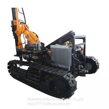 The crawler type DTH drilling rig with high efficiency