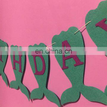 декоративные фельтовые баннеры и ленточные флаги для дня рождения photo-4