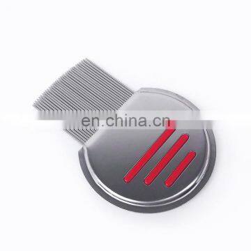 Pet Cat and Dog Stainless Steel Comb Multicolor Long Needle Cats and Dogs Flea Steel Needle Fine Tooth Comb Semicircular Comb photo-2