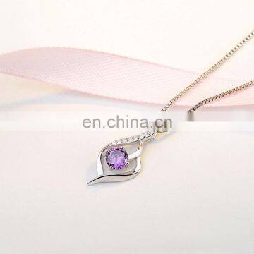 2019 New Women Necklace Clear Zircon Heart Locket Pendant Necklace Fashion 925 Sterling Silver Choker Necklace Wholesales photo-3