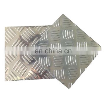 Chinese supplier 5mm Safety small five bar aluminum checkered plate for philippines