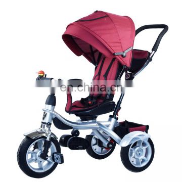 Kids EVA WHEELS pedal tricycle 3 wheel /china baby tricycle for children/ cheap baby tricycle 4 in 1 tricycle stroller