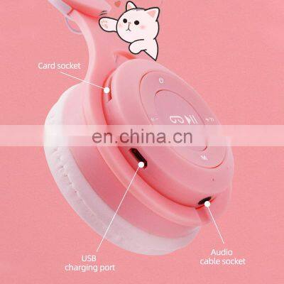 Bt_Headphones_Wireless Hot Amazon 2021 News Product M6 Cute Odm&Oem Factory Wholesale Mobile Phone Wireless Earphones Headphones photo-2