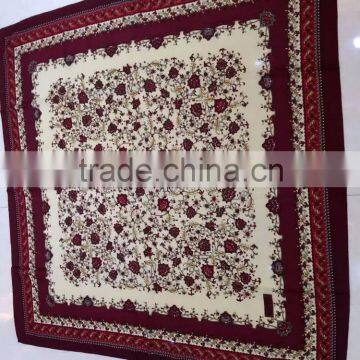 Latest Design Fashion Muslim Square Silk Hijab 110*110cm (Very Beautiful,not Slide) photo-2