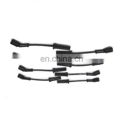 7 mm Black Spark Plug Ignition Wires Set