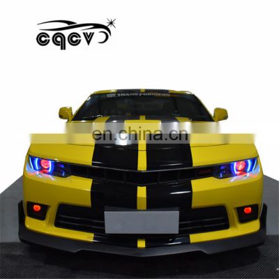 2011-2015 body kit for Chevrolet Camaro in CQCV style carbon fiber or Frp material  front lip rear lip side skirts wing spoiler