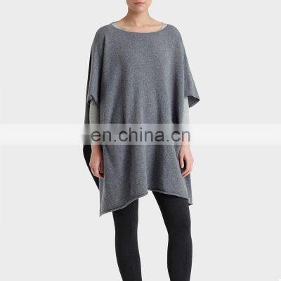 Wholesale Winter Short Sleeve Cashmere Poncho for Women