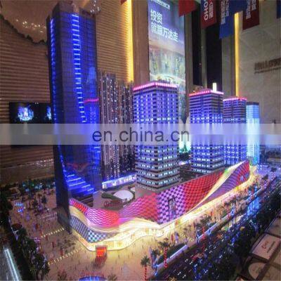 Top quality architecture model maker , led light building scale models