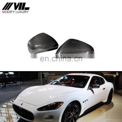 Carbon Fiber Tape on Mirror Covers for Maserati Gt Gran Turismo GTS 2008-2016