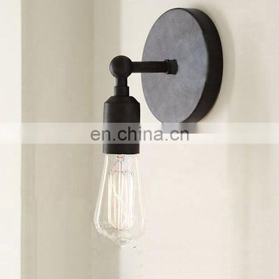 Loft industrial vintage wall lamp stairs aisle simple creative light restaurant bar American iron wall light