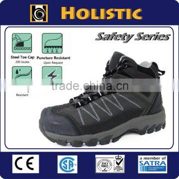 Anti shock steel toe groundwork female safety boots / safety shoes for women