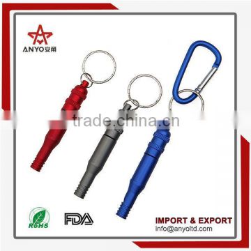 2015 hot sale china manufacturer new design metal survival emergency whistle