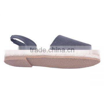 2016 Winter Autumn Flat Peep Toe Glitter Thick Espadrilles Sandals With Slingback photo-6