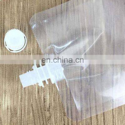 50ml 100ml 150ml 250ml 500ml Food Grade Transparent Spout Pouch for Liquid Drink Colloid Juice Jelly Sanitizer photo-5