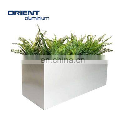 Factory Aluminum Powder Coated Rectangular Planter Box