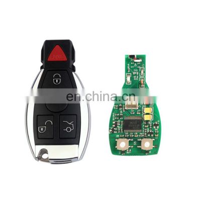 3+1 Buttons 433 Mhz Smart Remote Key Fob For Mercedes Benz after 2000 BGA replace NEC Chip Car Key