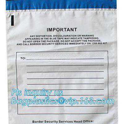 Tamper Evidence Bags With Barcode And Serial Number Bank Money Coin Deposit Change Security Bags photo-5