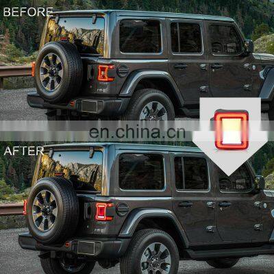 Rear Taillights LED Brake Lights Reverse Turn Lamps For Wrangler JL 2018+ photo-3