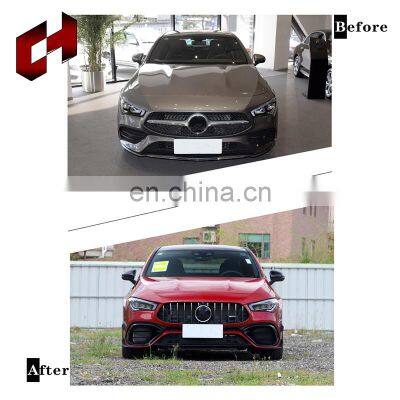 CH R Line Body Kit Комплект тюнинга для автомобиля, передний бампер, сборка, детали для модификации автомобиля, обновленный внешний вид для Mercedes-Benz CLA W118 2019+ до CLA45