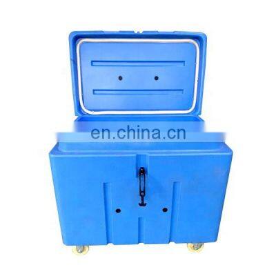 outdoor fishing camping ice cooler box Rotomolded coolers with wheels