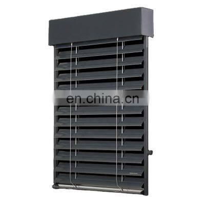 Outdoor Aluminum Sun Shades Exterior Waterproof Shower Venetian Blinds