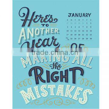 Top Sales Wall Calendar Unique Desk Wall Calendar 2016 photo-4