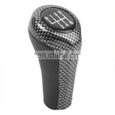 5/6 speed Car New design carbon fiber gear knob For BMW E36 E46 E90 E91 E92 E93 E61