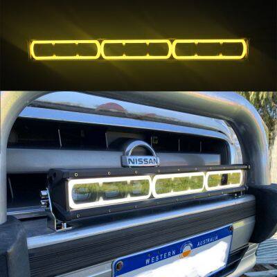 Super Bright 28 Inch 180W Off Road 6D Driving Beam Led Light Bar With Red Green Blue Amber White Daytime Running Light Optional photo-2